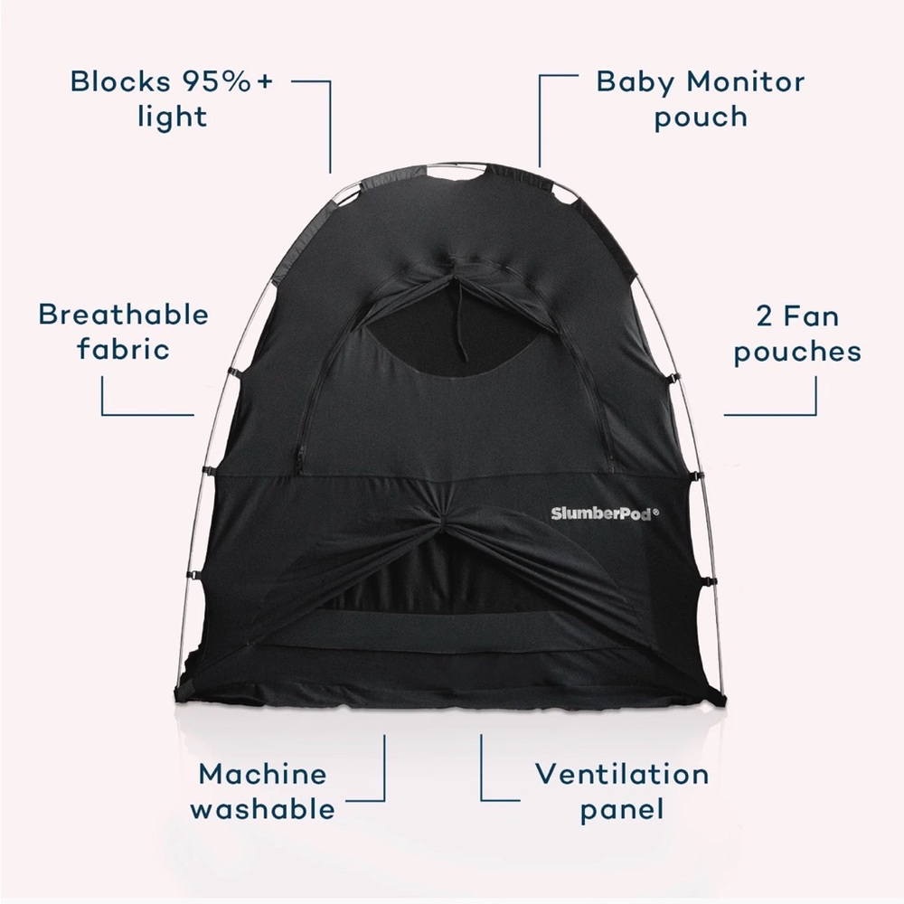 SlumberPod Black Privacy Tent for Kids